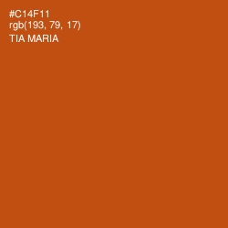 #C14F11 - Tia Maria Color Image